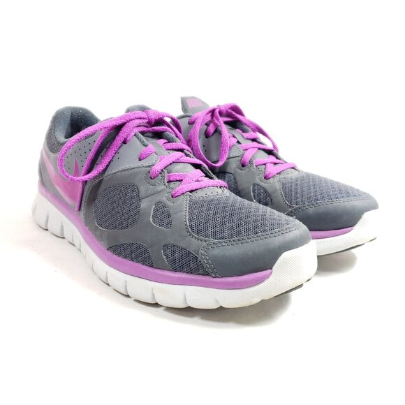 Nike Shoes - Nike Flex Womens Size 9 Running Shoes Gray & Pink Lightweight Mesh